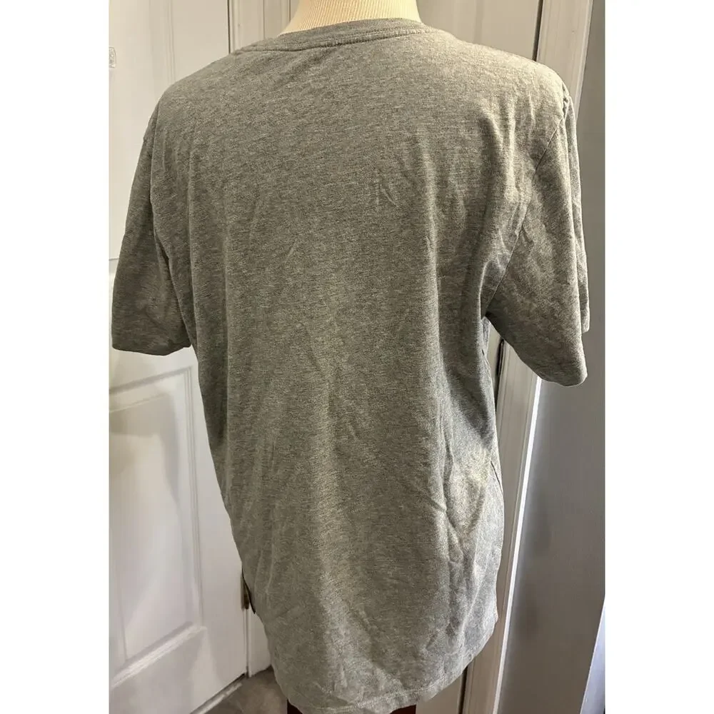 Jordan Brand x Paris Saint-Germain Grey Wordmark Graphic Tee Size Large